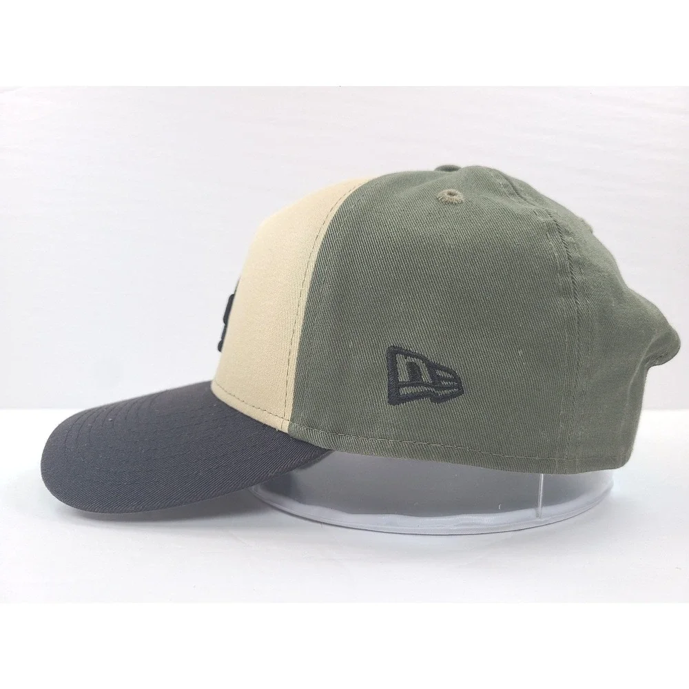 New Era 9FORTY LA Dodgers Dodger Stadium 40th Anniversary Snapback Hat Tan Green